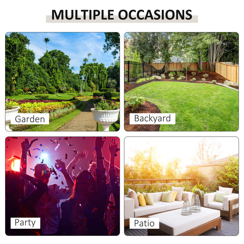 Outside Backyard Ergonomic Arch with 2 Person Ergonomic Bench & Strong Build