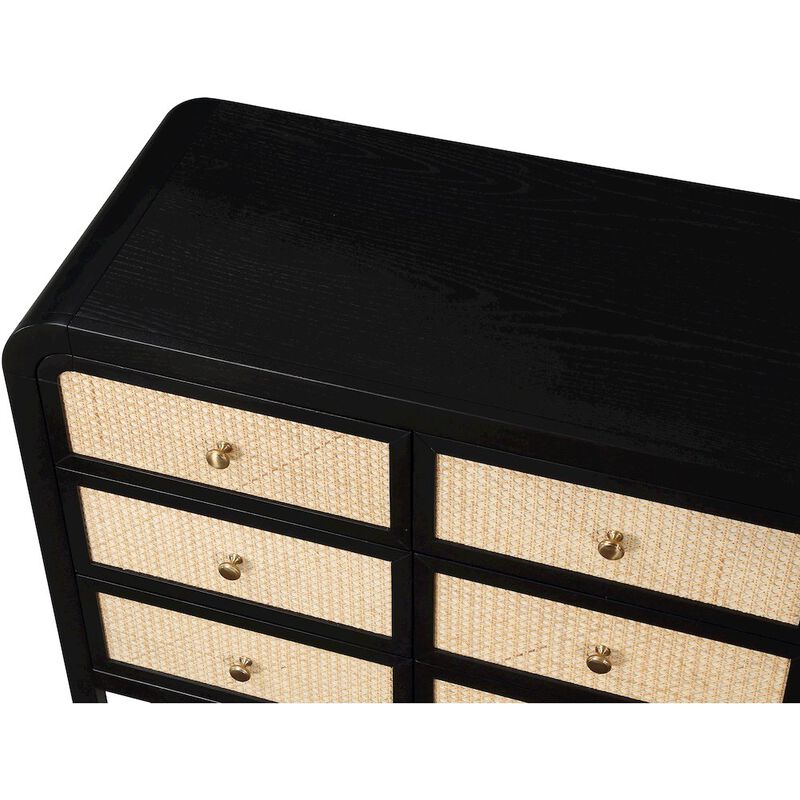 Meridian Furniture Siena Black Dresser