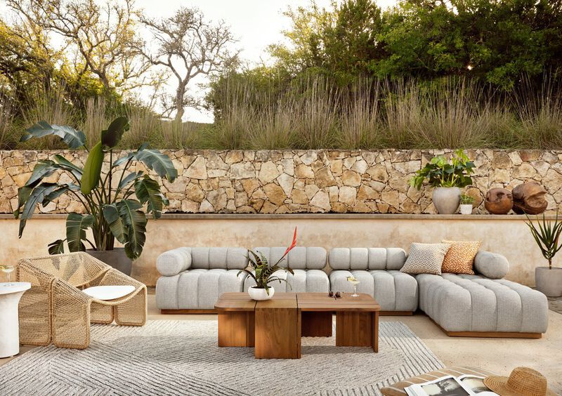 Roma Outdoor 4-Piece Sectional