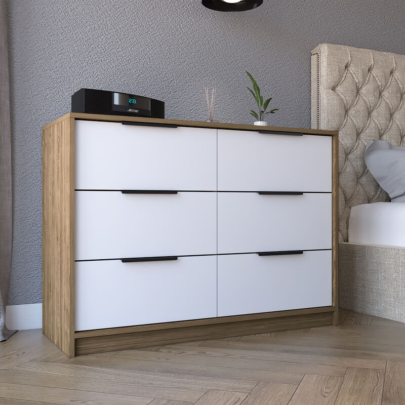 Rotkul 4 Drawers 2 Doors Dresser image number 1