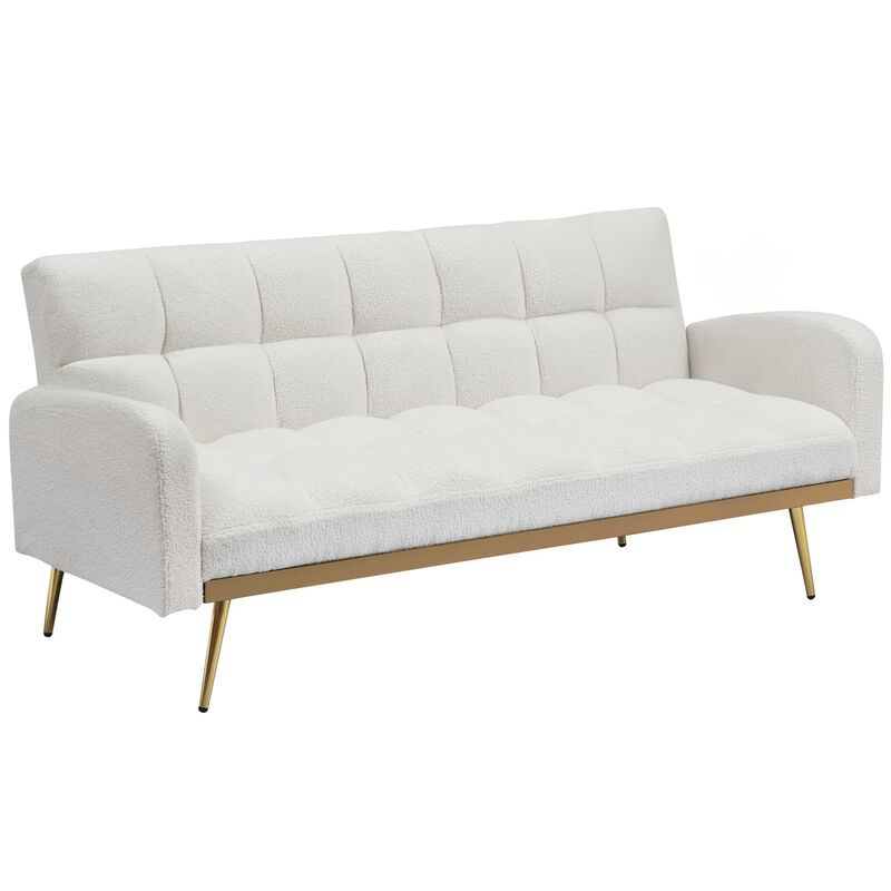 Wosdik Teddy Fleece Adjustable Futons image number 7