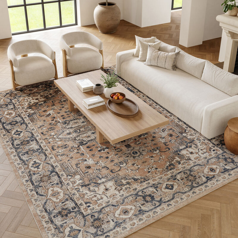 Quarry QUA05 Beige/Gray 7' x 10' Rug image number 8
