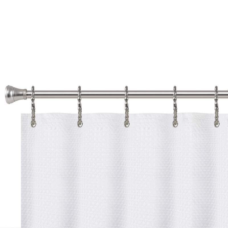12-Piece Proof Zinc Shower Curtain Hooks with Closed Loop image number 4