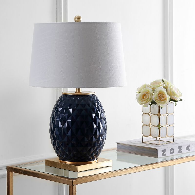 Diamond LED Glassmetal Table Lamp