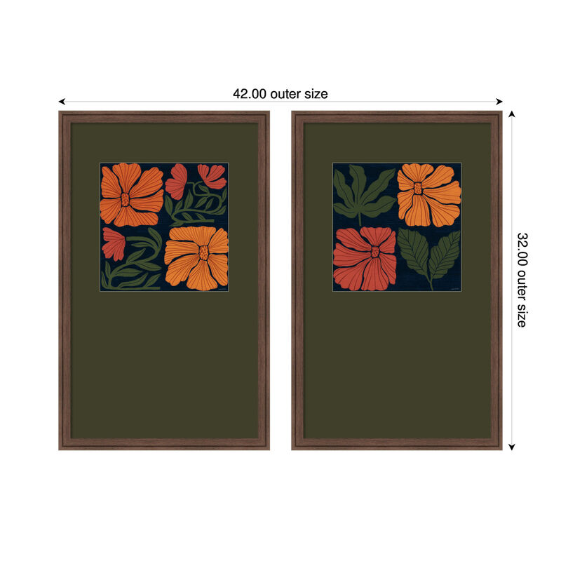 Modern Blooms III & IV 2 Piece image number 2