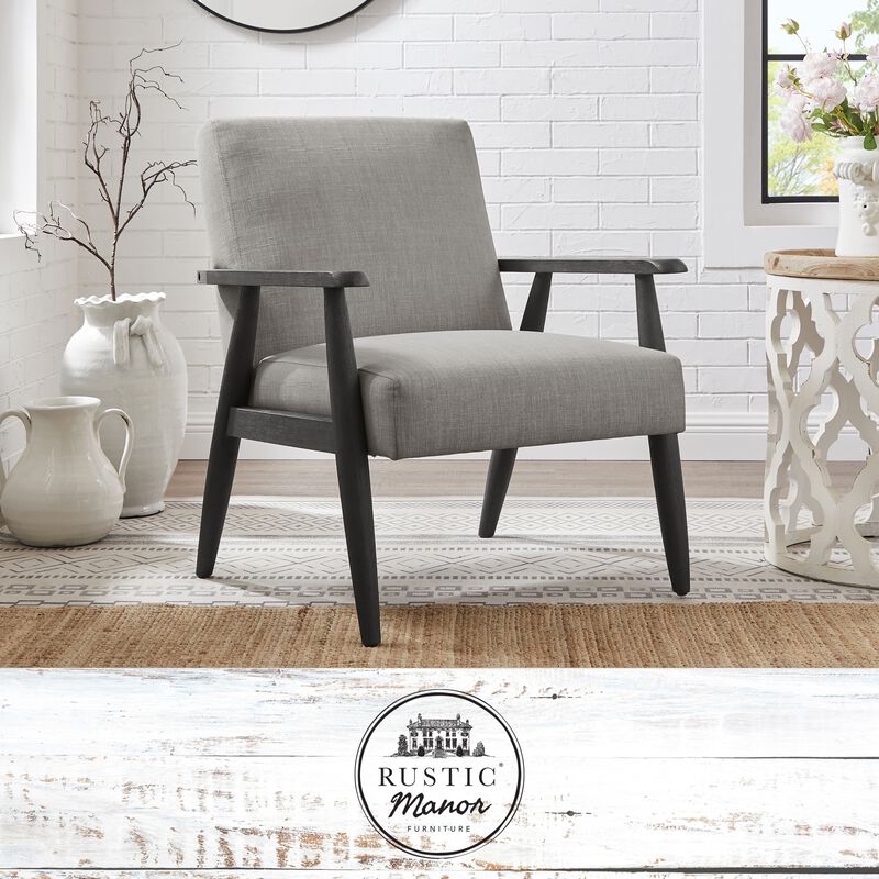 Rustic Manor Charlene Linen Armchair