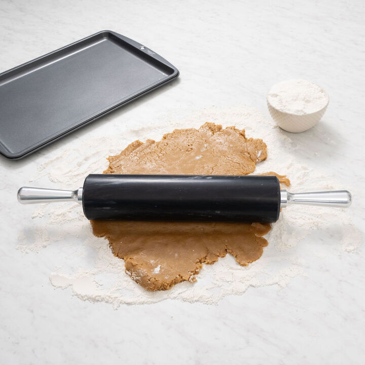 Saboga Home&trade; Marble Rolling Pin with Aluminum Handles