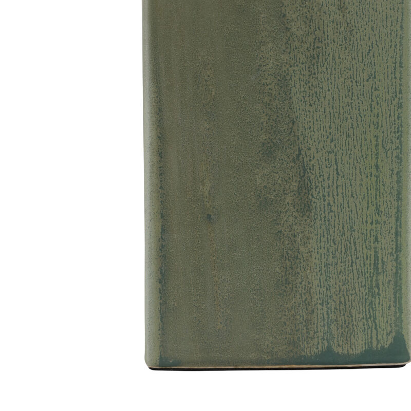 14x29" Reactive Finish Table Lamp, Green image number 4