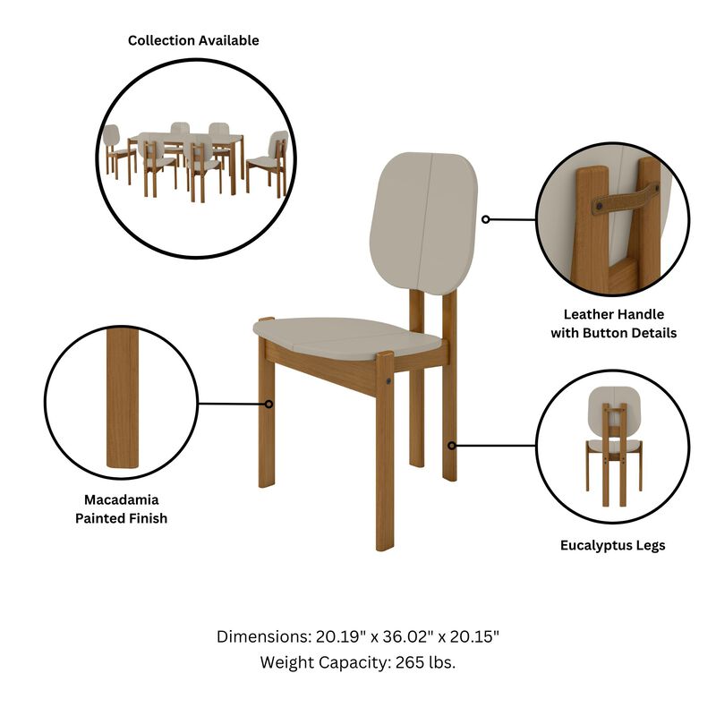 Gales Beige Dining Chairs (Set of 2)