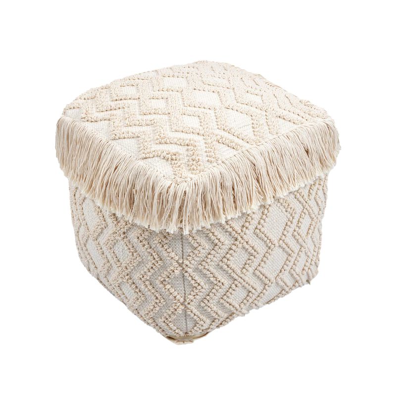 Tov Furniture Inca Pouf image number 0