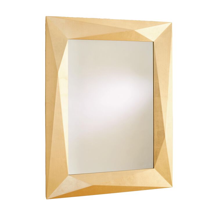 Angular Gold Mirror