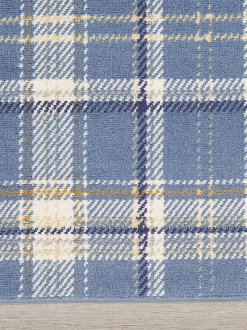 Grafix GRF03 Blue 2'3" x 7'6" Rug image number 3