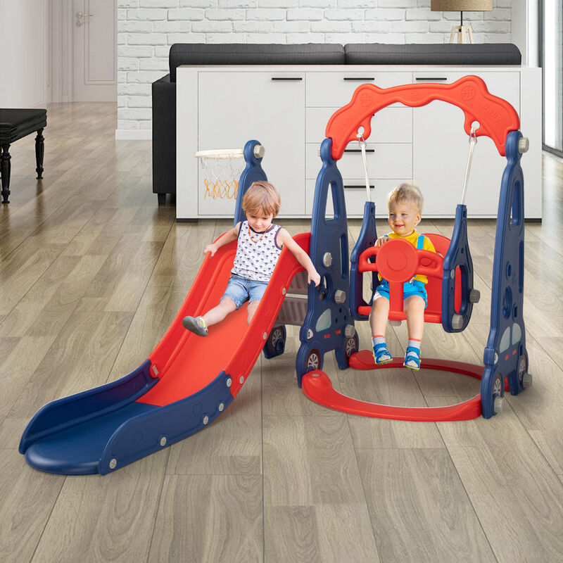3 in 1 Toddler Slide and Swing Set