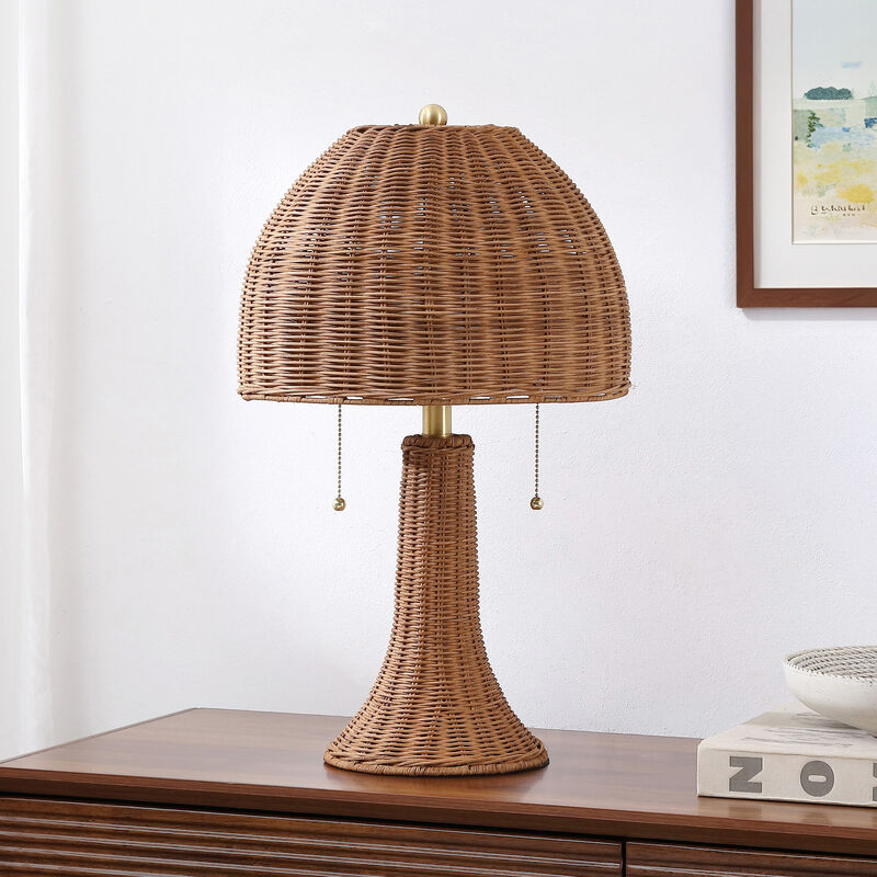 Joanie 22" Bohemian Rustic Iron LED Table Lamp