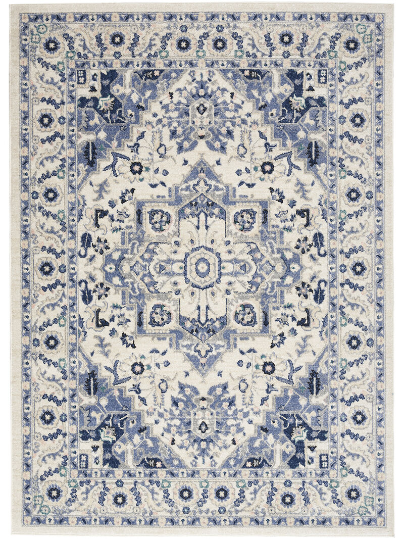 Passion PSN33 Ivory/Gray 1'10" x 2'10" Rug