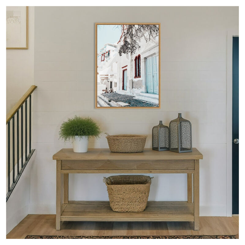 Santorini Charm 3 by Bella Eve Framed Canvas Wall Art image number 4