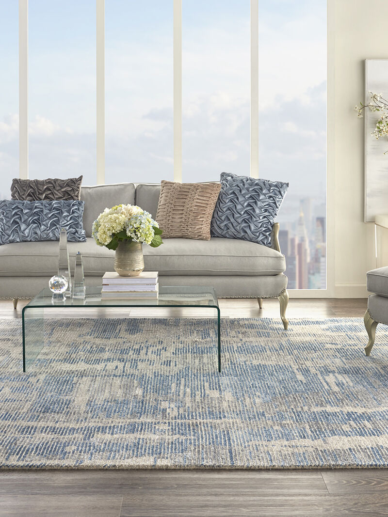 Ellora ELL01 Blue 9'9" x 13'9" Rug