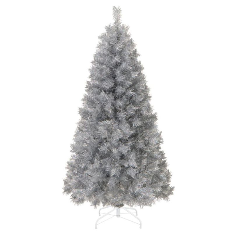 Hivvago Artificial Xmas Tree with Branch Tips and Warm White LED Lights