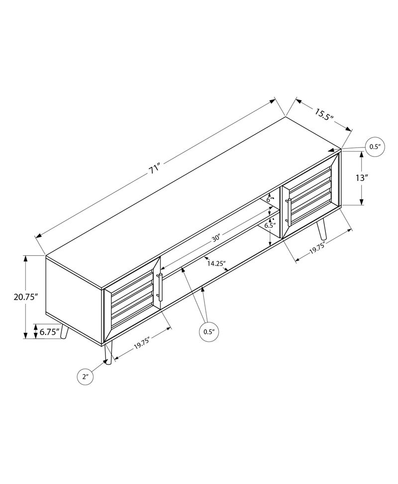 Jewid TV Stand image number 3