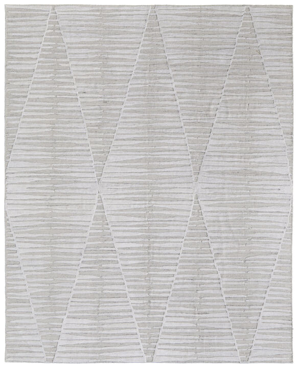 HomeRoots Geometric Hand Woven Area Rug
