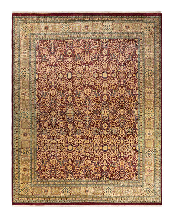 Mogul, One-of-a-Kind Hand-Knotted Area Rug  - Red, 8' 1" x 10' 5"
