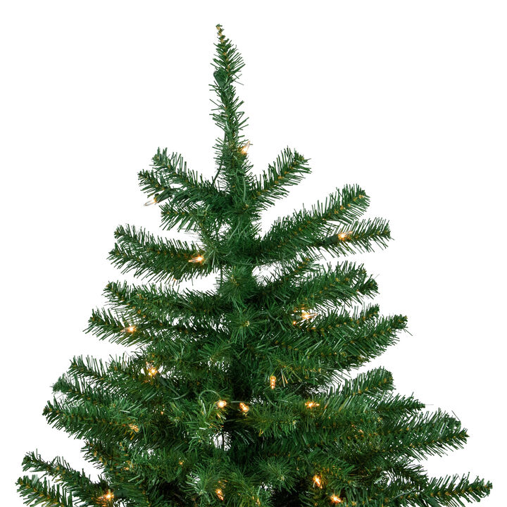 9' Pre-Lit Twin Falls Pine Artificial Christmas Tree  Clear Lights