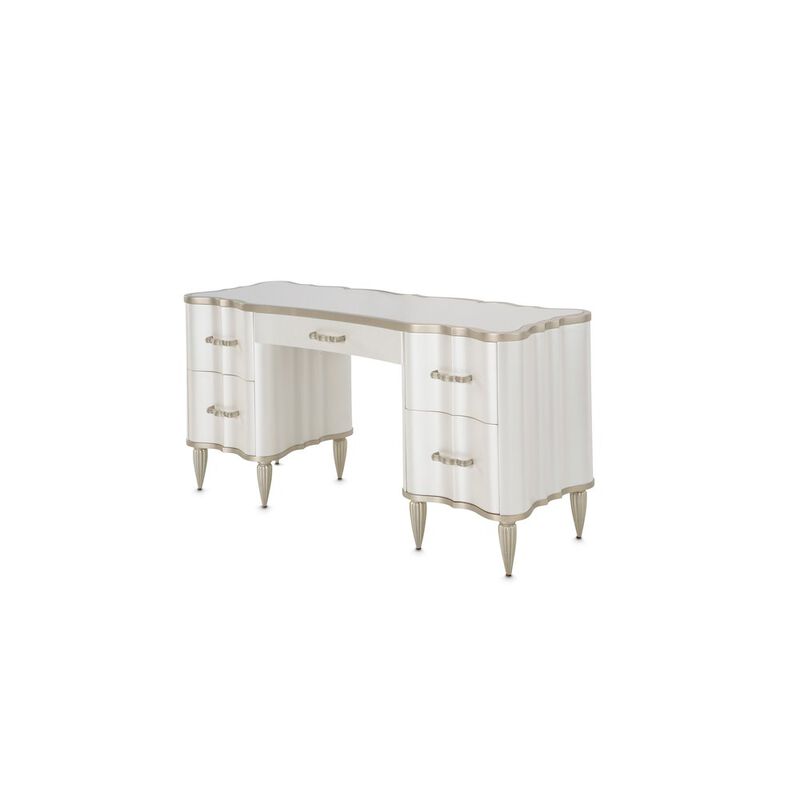 Michael Amini London Place Vanity - Creamy Pearl