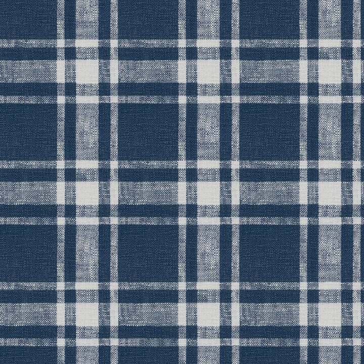 Antoine Dark Blue Flannel Wallpaper (Set of 2)