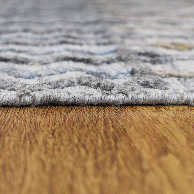 RUGSOTIC CARPETS HAND WOVEN FLAT WEAVE KILIM POLYESTER ECO-FRIENDLY AREA RUGS  - Geometric Modern Design, Low Pile  Handmade Area Rugs (DP0009) image number 6