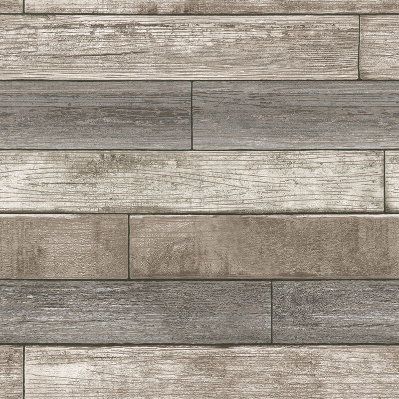 Emory Multicolor Reclaimed Wood Plank Peel & Stick Wallpaper image number 0