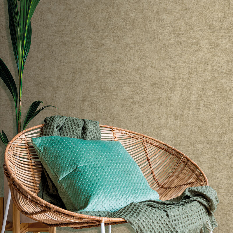 Pampas Plain Brushed Texture Wallpaper image number 2