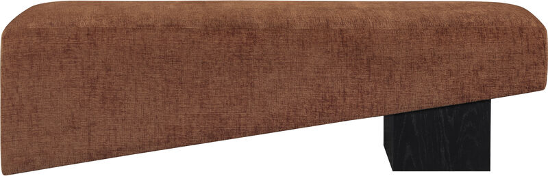 Meridian Furniture Alora Cognac Fabric Bench