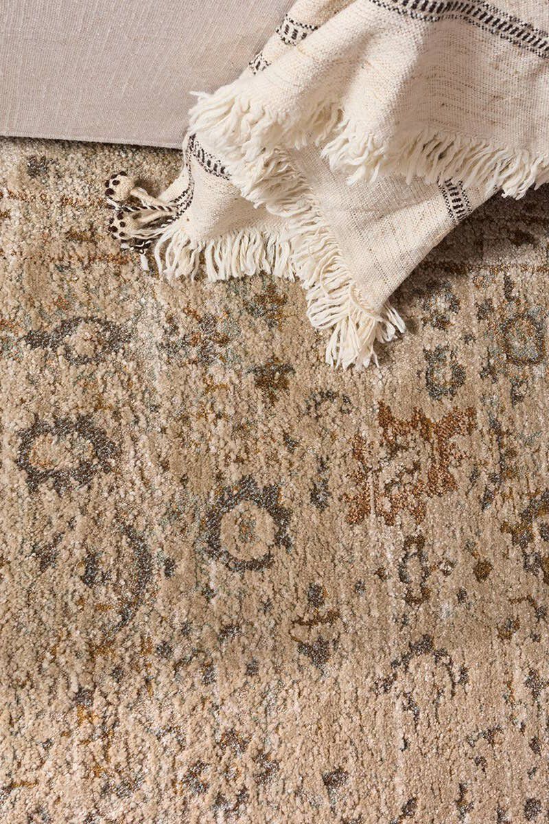 Patterned Silence Rosealyn Fog 8'6" x 12' Rug image number 10