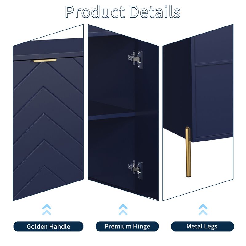 4-Door Accent Cabinet More Large Storage Cabinet