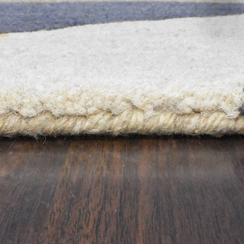 RUGSOTIC CARPETS HAND TUFTED WOOL ECO-FRIENDLY AREA RUGS  - Rectangle Shape, Size, Geometric Modern Design, High Pile Handmade Anti Skid Area Rugs for Living Room, Bed Room (K00548) image number 6