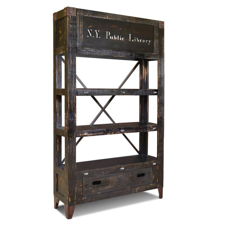Crafters and Weavers City Bookcase with Hidden Compartment
