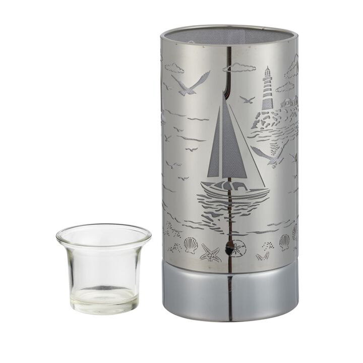 7" Touch lamp/Oil burner/Wax warmer - Sailboat