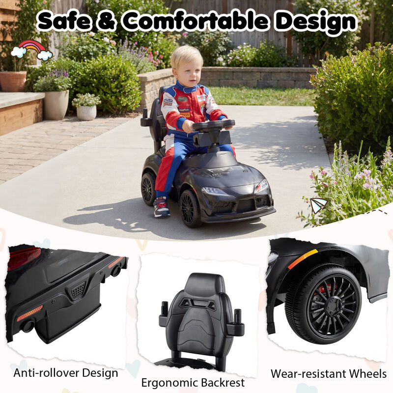 Toddler 3 in 1 Sliding Walking Toy with Foot to Floor Stroller Design image number 5