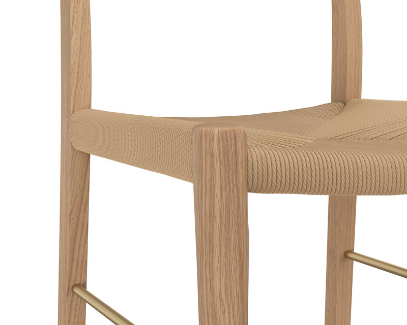 Bondi Light Oak Counter Stool