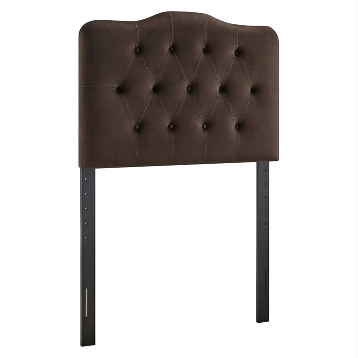 Annabel Stain-Resistant Performance Velvet Twin Headboard