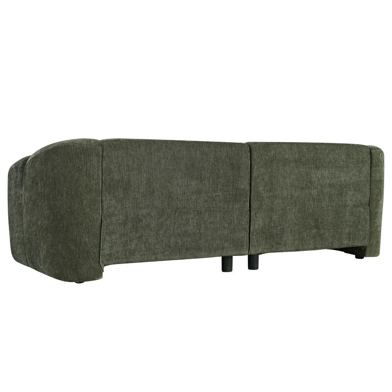 Vixba 87.4" Modern Curved Block Sofa image number 3