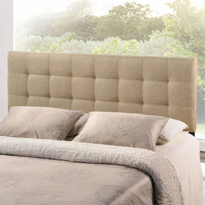 Contemporary Fabric Tufted Upholstered Headboard for Stylish Bedroom Decor