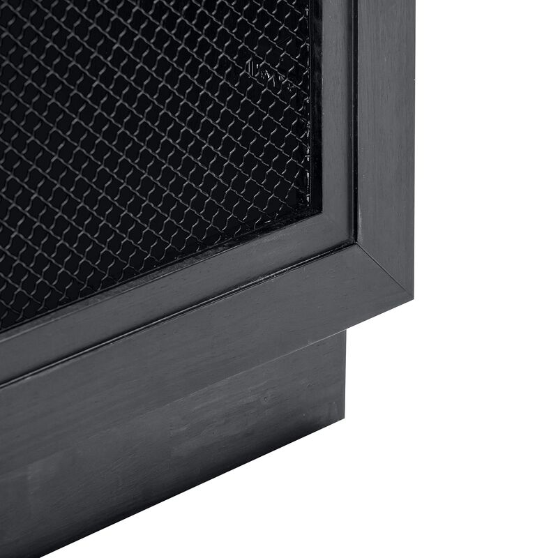 TOV Nolan Black Wood Media Console, 72.2" W x 32.3" H image number 7