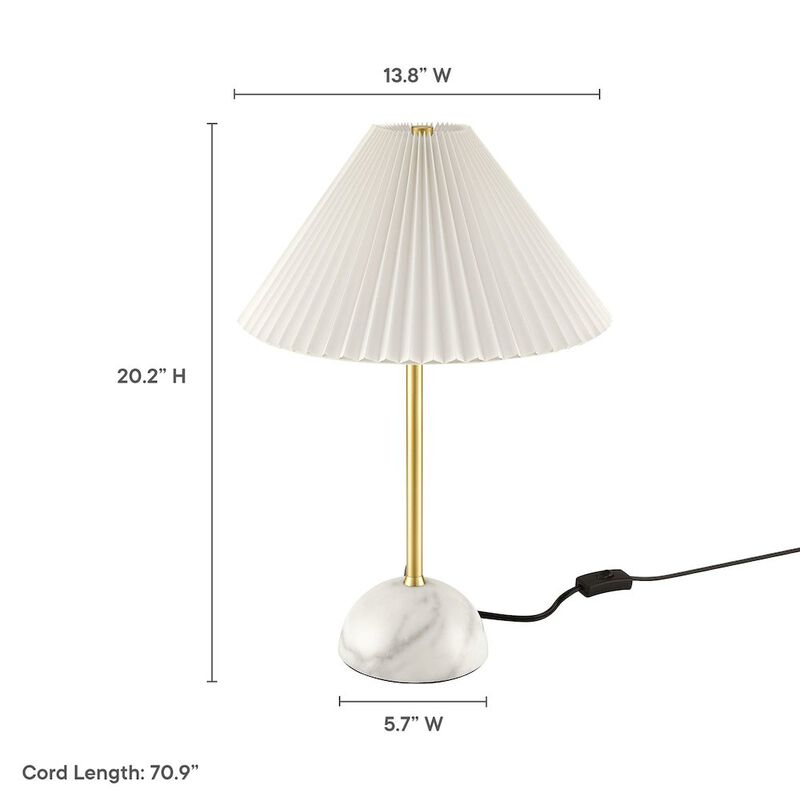 Illusion Marble Dome Table Lamp image number 1