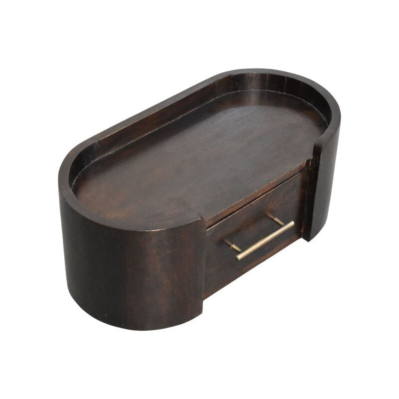 Artisan Furniture Solid Wood Valencia Wall-Mounted Bedside , Brown image number 5