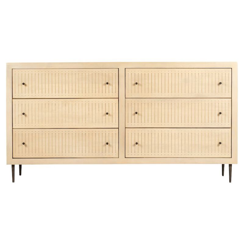 Sampson 6-Drawer Dresser in Aged Natural