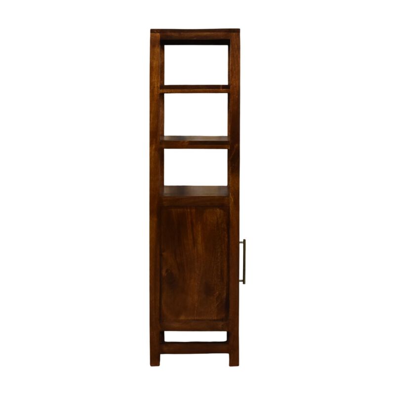 Artisan Furniture Solid Wood Chestnut Cane Door Display Unit, Brown image number 6