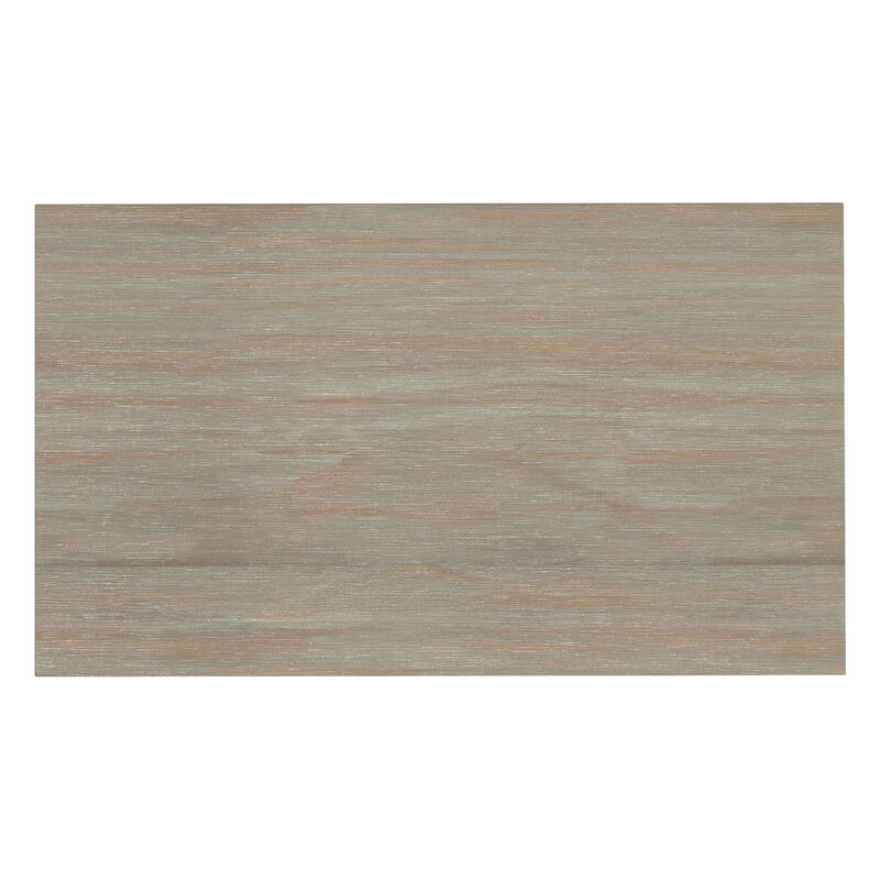 Warm Shaker SOLID WOOD 14 inch Wide Rectangle Transitional Narrow Side Table in Distressed Grey