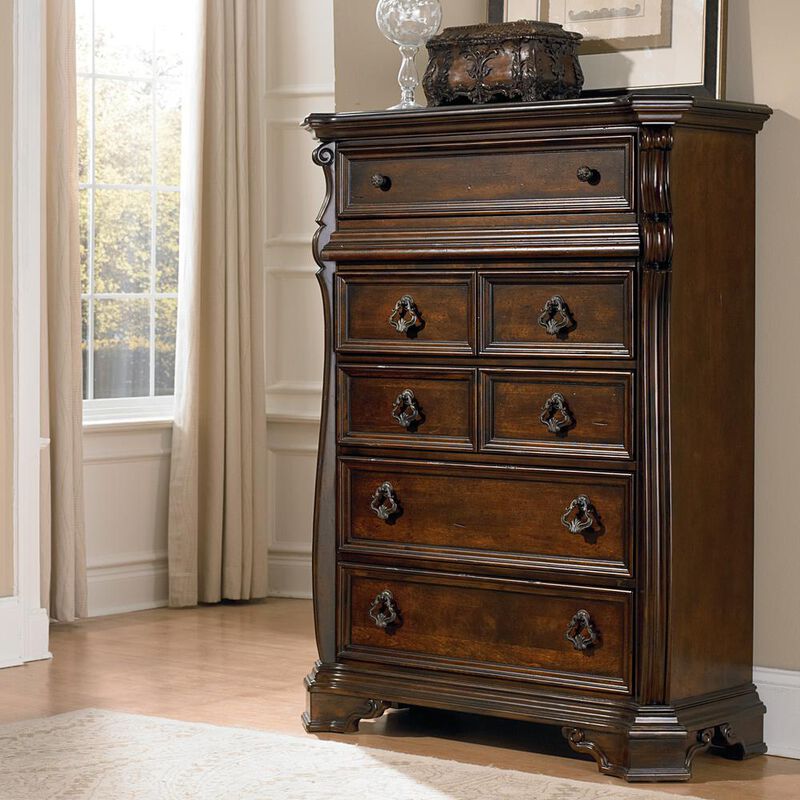 Liberty Furniture Arbor Place 6 Drawer Chest in Brownstone image number 2