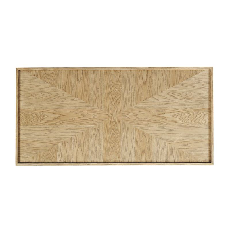 Jofran Laurel Creek Modern Contemporary 52 Block Coffee Table with Hidden Casters